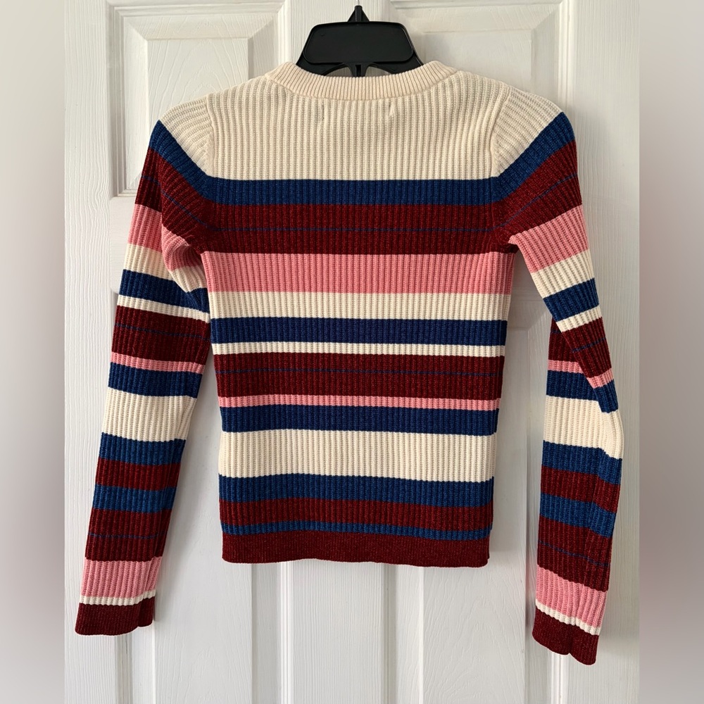 Vero Moda Multicolor Striped Ribbed Sweater - Picture 4 of 4